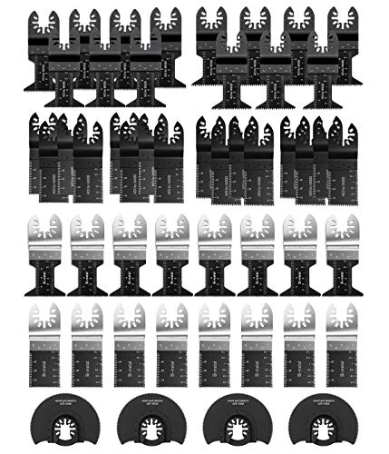 Oscillating Saw Blades 50 PC Multitool Blades Metal Wood Plastic Cutting Saw Blade Fit Dewalt Milwaukee Porter Cable Makita Rockwell Ridgid and More - Thumbnail 7