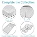 American Baby Company Cotton Percale Crib Bumper, Zigzag Grey, for Boys and Girls