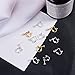NBEADS 100 Pcs Screw Adjustment Brass Screw Clip Earring Converters, Random Mixed Color Clip-on Earring Findings Components Screw Back Ear Wire with Open Loop for Non-Pierced Earring Jewelry Making