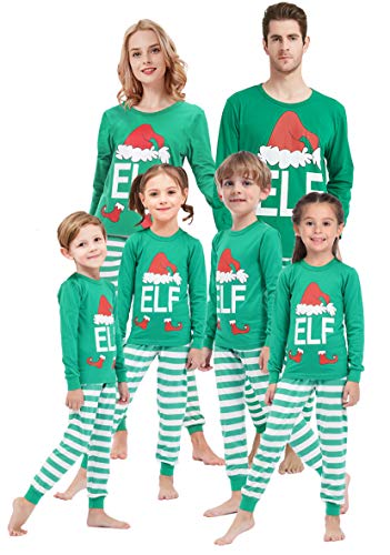 kids elf pajamas