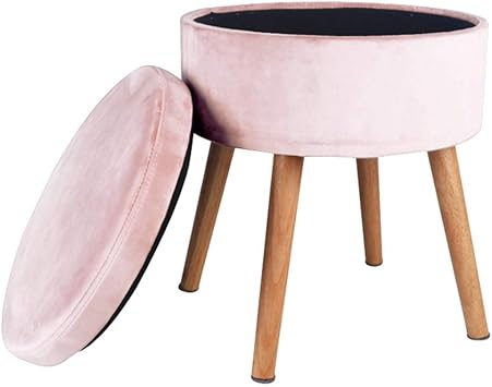 LH Tapizados otomana de Almacenamiento Ronda Acolchado escabel de