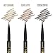 Best MICRO TIP Brow Definer Pencil - Waterproof & Smudgeproof ALL DAY WEAR - Cruelty FREE - Ultra Fine EXTRA Precision - Retractable Eyebrow Pencil - No Sharpener Needed - Brown (Medium Brown)