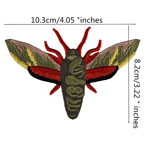 1set/6PC Beetle Butterfly Insects Embroidery Applique Badge Patches Sewing for Bags Dress T-shirt Decorated Apparel Accessories TH887 (insect mix6pc) - Thumbnail 5