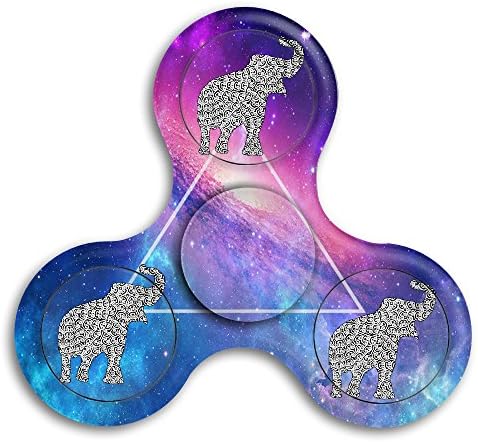 Elephant Art Fidget Spinner Toys Hand Spinner Tri-fidget Spinners Stress Reducer