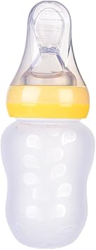 Per Cuillere Biberon En Silicone Sans Bpa Distributeur De Nourriture Cuilleres Pour Nourrisson Nouveau Ne Pour Boire De La Soupe Et Prendre Des Medicaments Jaune 6 Fois Amazon Ca Bebes