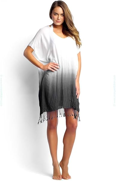 seafolly black kaftan