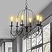 KINGSO 10 Pack E12 Vintage Edison Light Bulbs 40W 110V Antique Dimmable Nostalgic Tungsten Filament Candelabra Base Incandescent Lamp Squirrel Cage Style Bulbs ST48 for Home Light Fixtures