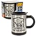 Star Wars Yoda 12 oz. Stainless Steel Self Stirring Travel Mug - Mix Your Drink with the Force