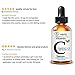 Vitamin C Serum for Face with Hyaluronic Acid, Aloe and Vitamin E.- Skin Nutrient, helps Smooth Facial Skin Fade Age Spots, Lighten Dark Eye Circles and Fine Lines (2 oz)