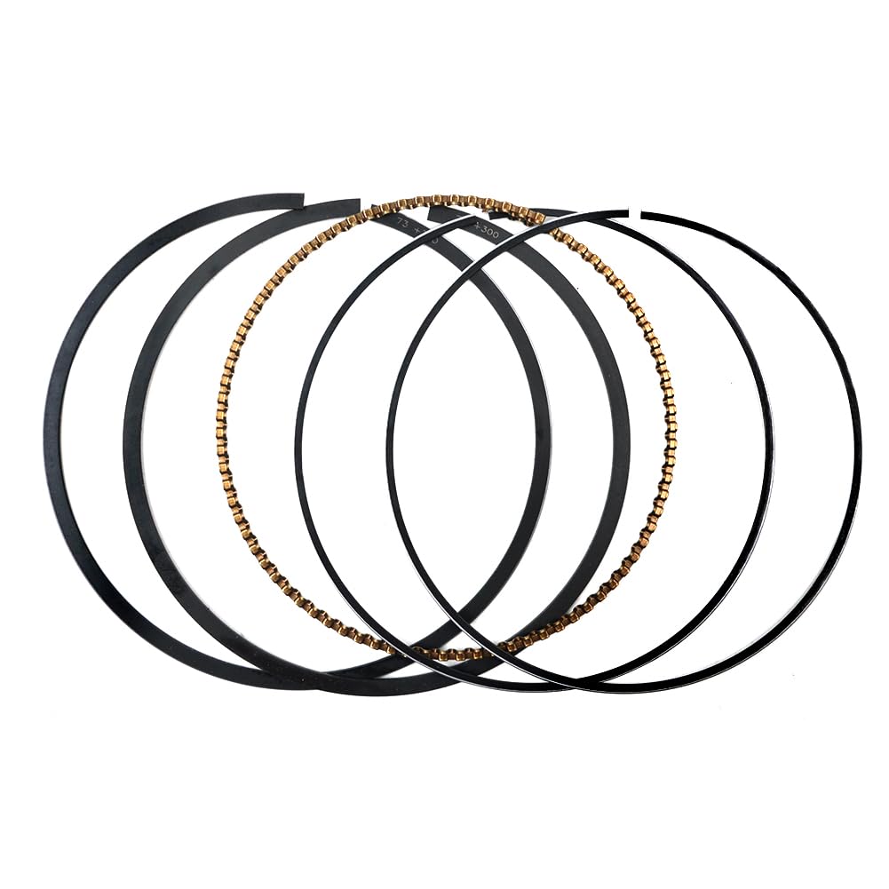 Photo 1 of Road Passion 1TA-11610-00-00 Engine Piston Rings Set Compatible with YAMAHA XV1100 VIRAGO 1988-1998/ BT1100 Bulldog 2002-2006/ XVS1100 Drag Star 99-03 05-08/XVS1100 V-Star Custom (with Flames) 05-06