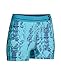 Under Armour Womens UA HeatGear Armour 3 Printed Shorty LG (US 12-14) x One Size CARIBBEAN BLUE