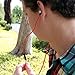 GOgroove AudiOHM iDX in-Ear Earbuds (Red) Noise Isolating Earphones with Mic, Tangle Free Cord, in-Line Controls for Music & Calls, Ergonomic Comfort Fit Headphones