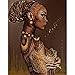 Mome 5D Full Drill Diamond Painting Kit, DIY Diamond Rhinestone Painting Kits for Adults and Children Embroidery Arts Craft Home Decor 30x40cm (African American Woman) (Black Women)