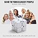 Metal Infinity Cube Silver Aluminum Alloy White Fidget Pressure Reduction Toy