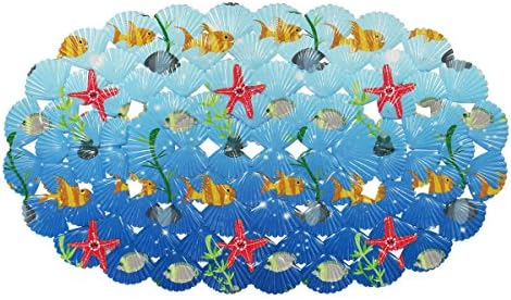 Accmart Anti-Slip Pvc Bathroom Bath Shower Mats Rugs Undersea Fish For Kids Child (600740235214)