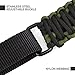 Gonex Gun Sling with Swivel, Adjustable Tactical Paracord Rifle Sling for Hunting Camping Outdoors Black+Olive