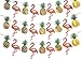 3-Pack Flamingo Decoration Banner,Hawaiian Luau Birthday Party Decoration,Party favors Garland Pineapple Ribbon Banners