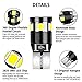 Audew 10 pcs 194 LED Bulb 6000K Super Bright T10 194 168 W5W LED Light Bulb for Dome/Map/Parking/Marker/License Plate Light,Canbus Error Free,White