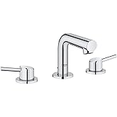 GROHE 20572001 Concetto, 8-inch Widespread 2-Handle S-Size Bathroom Faucet 1.2 GPM, Chrome