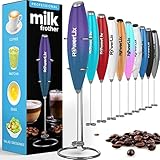 PowerLix Milk Frother Handheld Battery Operated