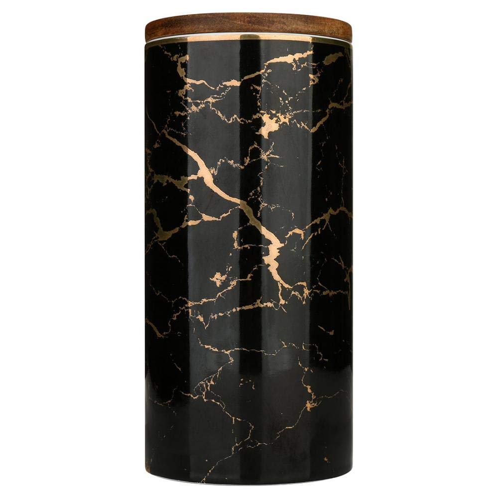 Ceramic Storage Jar with Airtight Seal Lid Storage Canister for Serving Tea, Coffee, Spice and More (98x205mm)