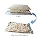 Four Seasons Essentials Vacuum Storage Bags, 8 Multi-Size Premium Quality Space Saver Compression Bags (Jumbo, XL, Large, Medium, Travel Roll-up) - Ideal for Clothing, Comforters, Pillows, Bedding