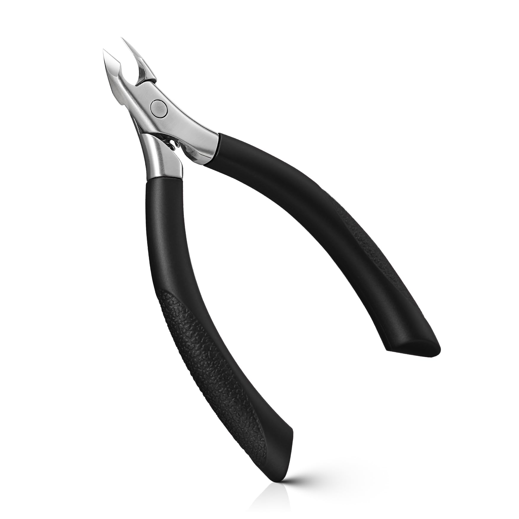 FERYES 1/2 Jaw Cuticle Cutter - Your Ultimate Anti-Slip Cuticle Trimmer for Perfect Nails, Half Jaw Cuticle Clipper