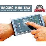 Forearm Armband for iPhone 7 6s Plus, Galaxy Note 5, S7 Edge by MyBand - Multi-use, Full access touch screen, fitness, running, gym, active sports, yard work - Bonus zipper pocket: key, ID, CC, cash.