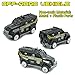 JQGT 5pcs Assorted SWAT Die Cast Metal Alloy Car Models Mini Play Vehicles Truck Cars Toy for Kids Toddlers Boys (Styles May Vary)