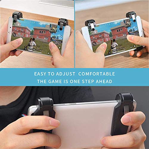 Newseego Mobile Game Controller,Mobile Game Trigger Fire Button Gamepad for Knives Out Shooter Controller Android iOS Phone Triggers Newest Gift for Players(A Pair)