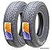 2 New Premium FREE COUNTRY Trailer Tires ST 205/75R14 8PR Load Range D