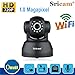 Sricam SP012 720P HD Wireless Surveillance Network Security IP Camera,H.264 Compression,Night Vision and Motion Detection,2 Way Audio for Baby Monitor(Black)