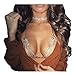 MineSign Diamond Sexy Chain Necklace Summer Bikini Bra Accessories Beach Party Body Jewelry
