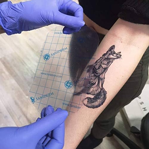 Saniderm Tattoo Aftercare Bandage Transparent Hygienic Adhesive Wrap 10 2 Inch X 2 Yd Roll 25 91 Cm X 1 83 Cm Roll Protect And Heal Your Tattoo