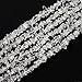 Natural Clear Crystal Quartz Irregular Chips Beads for Fashion Necklace Bracelet Earrings Jewelry Gift Decoration Making Supply One Strand 31 Inch