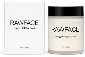 RAWFACE™ Wagyu Tallow Balm – Premium Alberta Wagyu & Organic Okanagan Beeswax | 100% Natural Moisturizer for Face & Body | Fr
