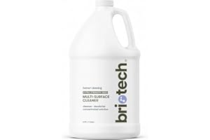 BRIOTECH Extra Strength HOCl Cleaner, 500 PPM Hypochlorous Acid Concentrate, ULV Foggers & Humidifiers, Professional Deodorizer for Dental, Offices, Schools, Homes, Peroxide Free, 1 Gallon