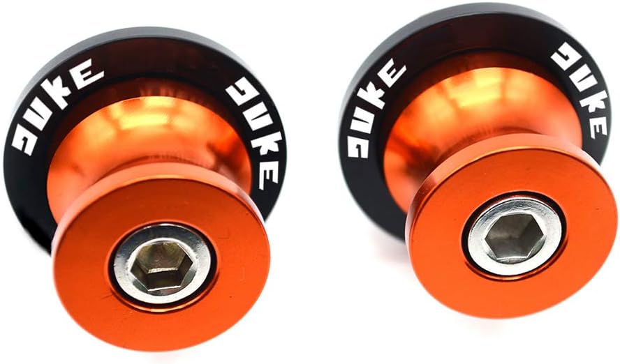 Orange 10MM Motorcycle Swing Arm Sliders Spools CNC Swingarm Arm Stand Screw For KTM Duke 125 200 2012-2015 Duke 390 2013-2015: Automotive