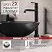 Delta Trinsic Vessel Sink Matte Black Bathroom Faucet 1 Hole, Single Hole Bathroom Sink Faucet for Vanity, Matte Black 759-BL-DST