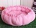 Yosoo Multifunction 2 in 1 Pet Bed Cotton Soft Washable Pet Kennel Nest Puppy Warm Dogs Cat Bed Cute Sleeping Bag House Cushion Mat (Pink)
