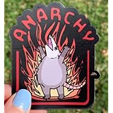 Anarchy Flaming Possum Vinyl Sticker Decal Cars Trucks Vans Walls Laptop