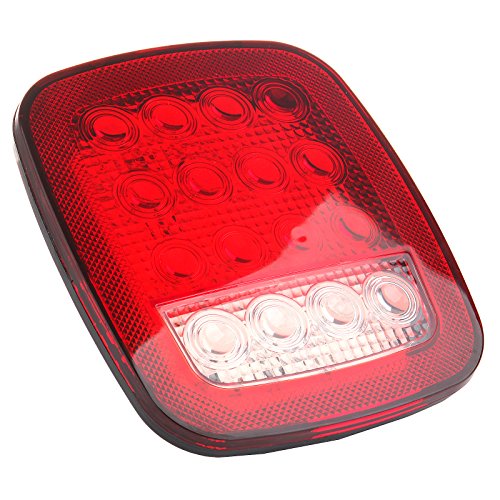 CCIYU 2 Pack 76-06 Wrangler CJ YJ TJ LED Tall Lights Jeep TraIler Rubicon Off Road