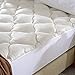 Cheer Collection Rayon from Bamboo King Size Mattress Topper - Pillow Top Cooling Mattress Topper, Machine Washable