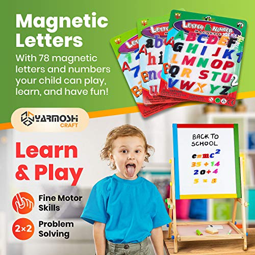 2 YARMOSHI+Blackboard+Whiteboard+Double+Sided+Adjustable