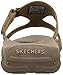 Skechers Women's Reggae Trench Town Slide Sandal,Desert Crazy Horse Leather,7 M US