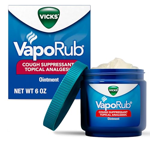 VapoRub, Original, Cough Suppressant, Topical Chest Rub & Analgesic Ointment, M…