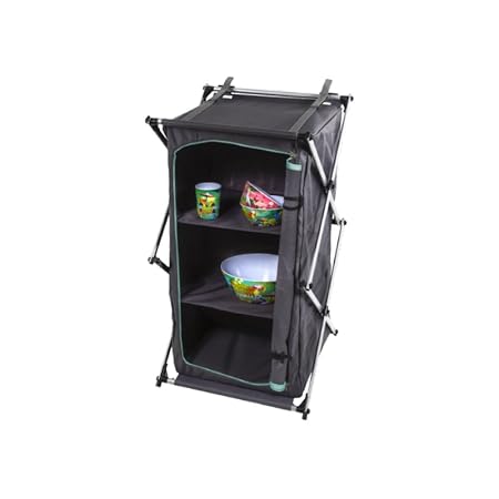 10T Flapbox – Faltbarer Campingschrank Mit 6 Fächern & Ablageplatte