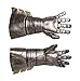 Rubie's Men's Batman v Superman: Dawn of Justice Batman Armored Latex Gauntlets, Black, One Size