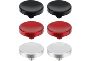 ECSiNG 6pcs Camera Concave Shutter Release Button Compatible with Fujifilm Compatible with Leica Compatible with Canon Compat