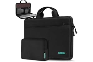 Hseok Laptop Sleeve 13-14 Inch Case Briefcase Compatible with MacBook Pro 14 inch M4/M3/M2/M1 All Model of 13.3 Inch Mac Air/